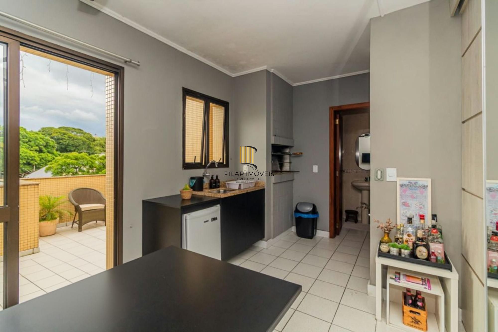 Cobertura semi mobiliada 1 dormitório bairro Cristo Redentor