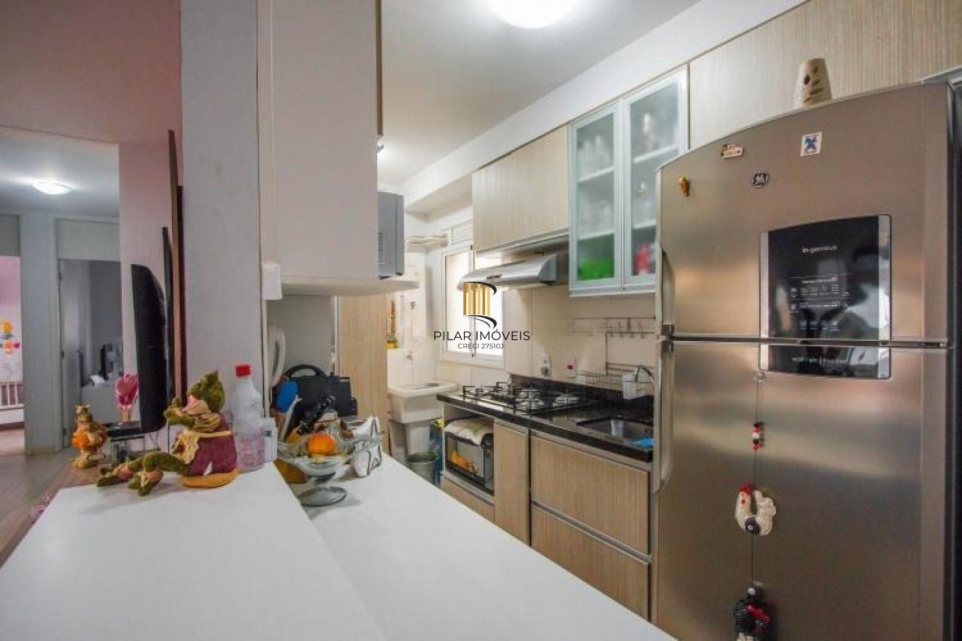 Apartamento com 3 quartos, vaga de garagem e elevador No Bairro Morro Santana