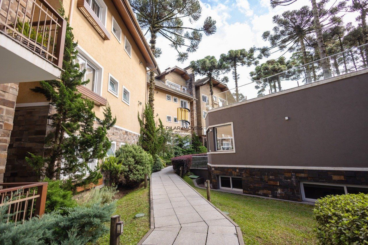 Apartamento,Lage de Pedra em Gramado, 2 dormitorios e churrasqueira.