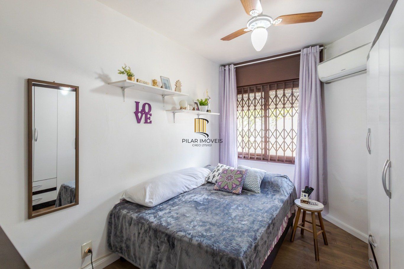 Apartamento térreo com 1 dormitório no Bairro Vila Ipiranga/Jardim Europa