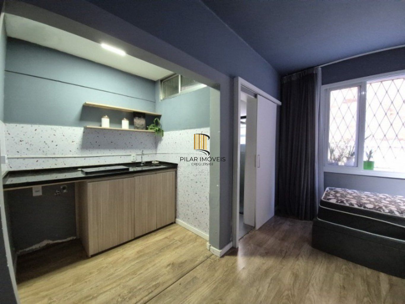 Apartamento de 1 dormitório no Bairro Farroupilha Porto Alegre.