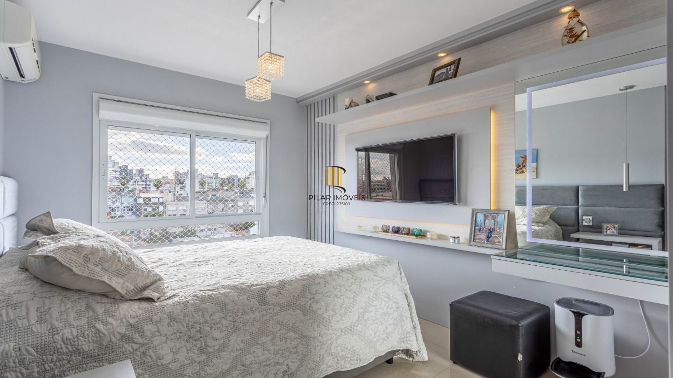 Apartamento semi mobiliado com 2 quartos de bairro Petrópolis