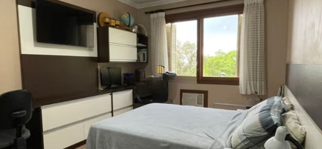 Apartamento de 1 quarto, churrasqueira, lareira,1 vaga no bairro Santa Tereza
