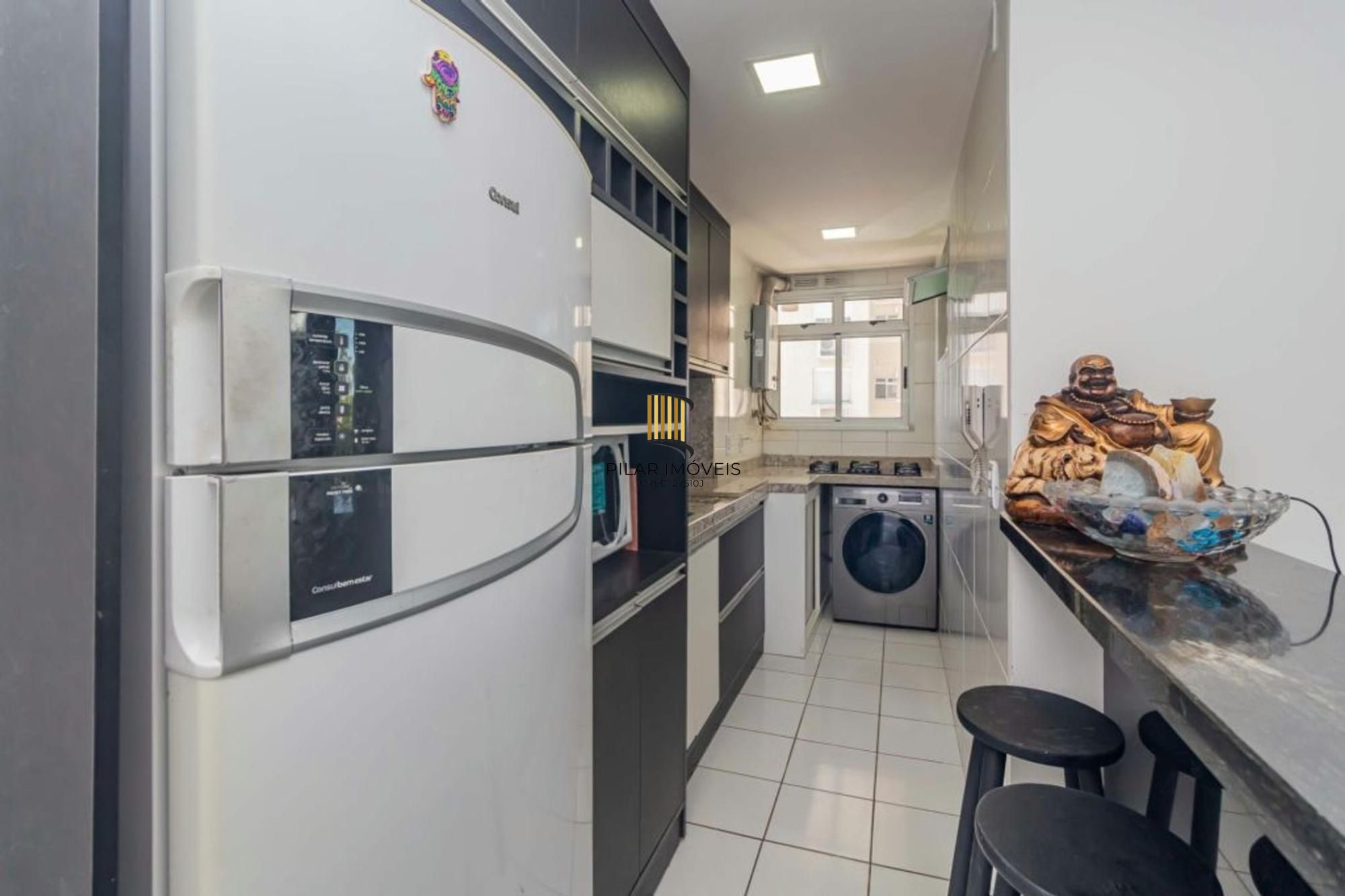 Apartamento com 3 quartos, elevador, sacada e 1 vaga Sarandi.