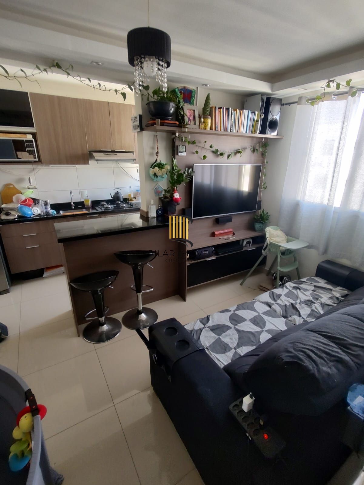 Apartamento 2 dormitórios Mobiliado 46m2 Apenas 220Mil Zona Norte de PortoAlegre