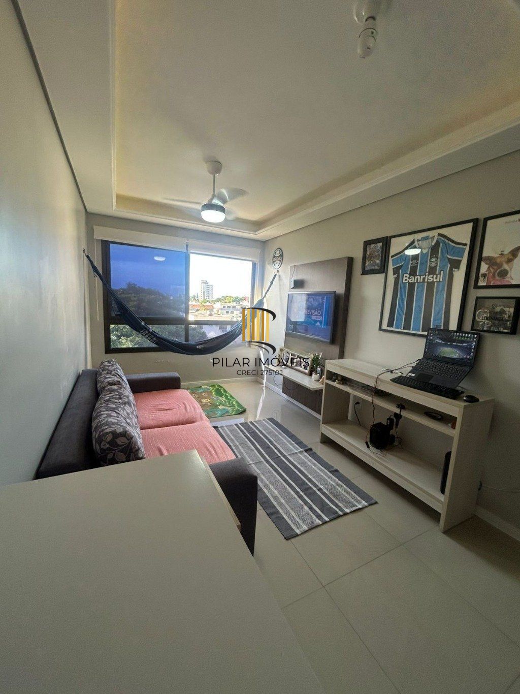 Apartamento com 1 quarto, ensolarado, portaria 24 horas Passo da Areia