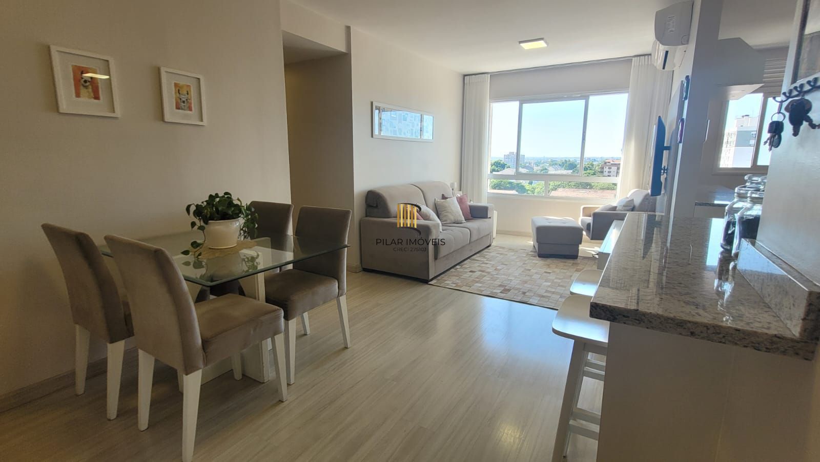 Apartamento mobiliado de 2 quartos, elevador e 1 vaga Jardim Lindóia - Pilar Imóveis