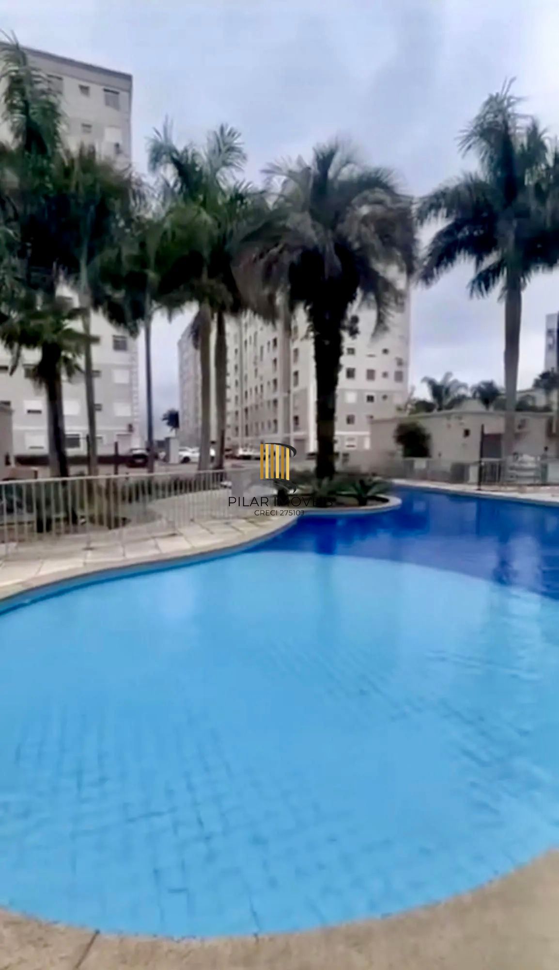 Apartamento com Sacada Churrasqueira Morro Santana com 1 vaga de garagem
