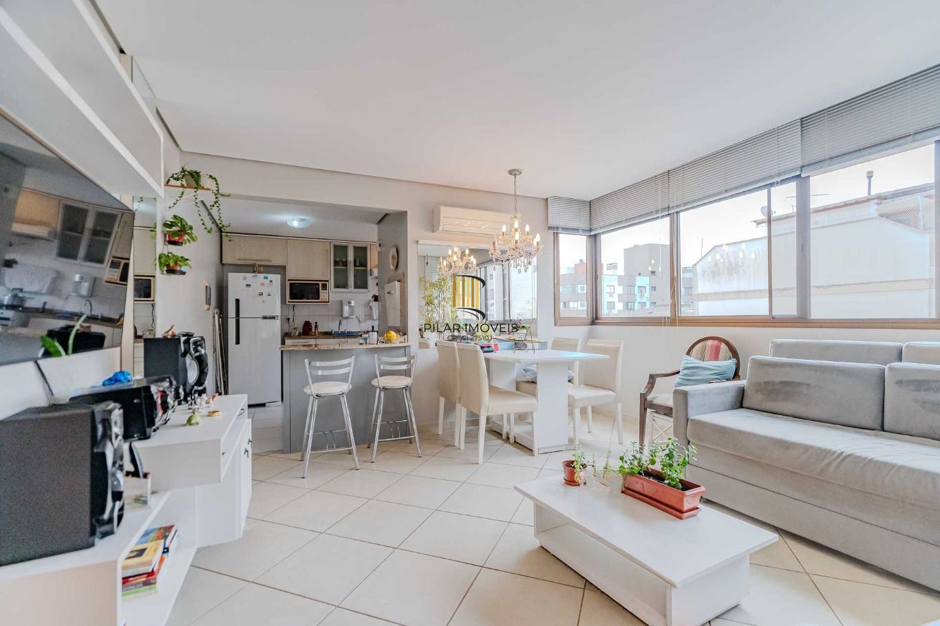 Apartamento com 1 dormitório e 1 vaga de garagem no Bairro Higienópolis