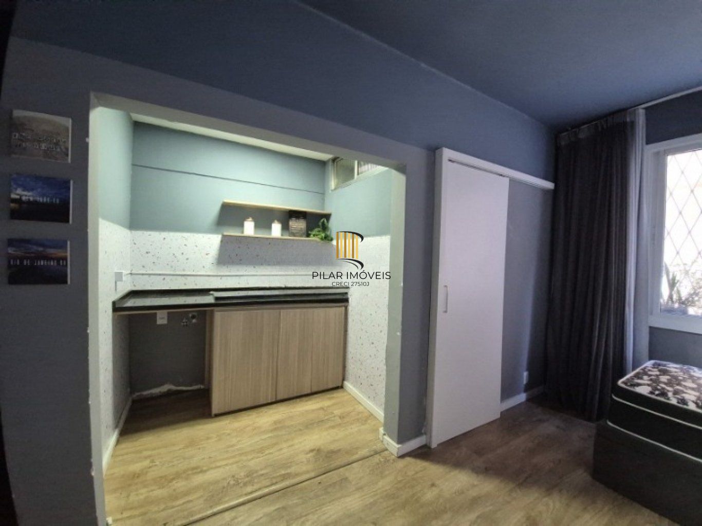 Apartamento de 1 dormitório no Bairro Farroupilha Porto Alegre.