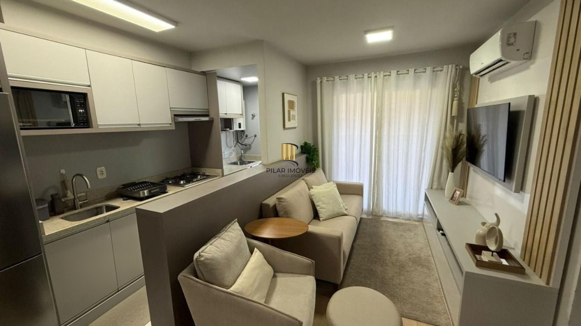 Apartamento de 2 dormitórios, elevador e 1 vaga de garagem em Canoas.
