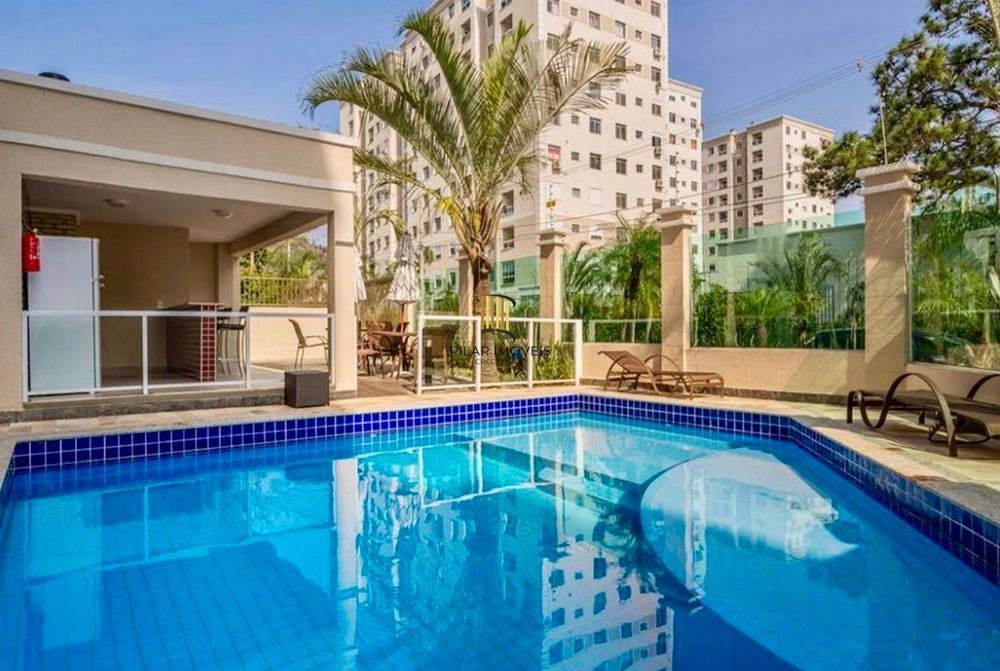 Apartamento 2 dormitórios, 1 vaga e elevador no Morro Santana.