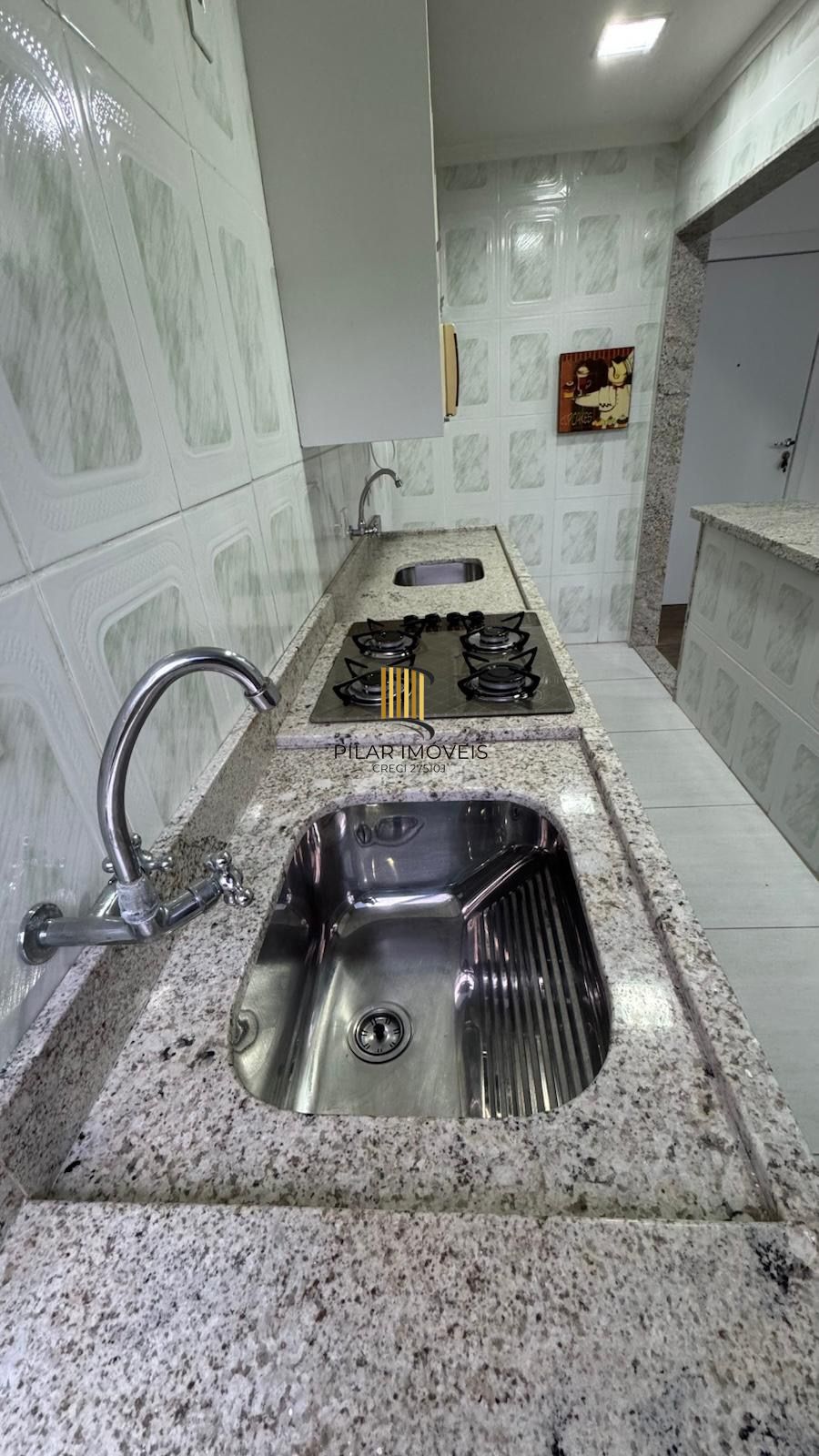 Apartamento com 1 Quarto e 1 vaga à Venda, 42 m² por R$ 200mil Bairro Cristal