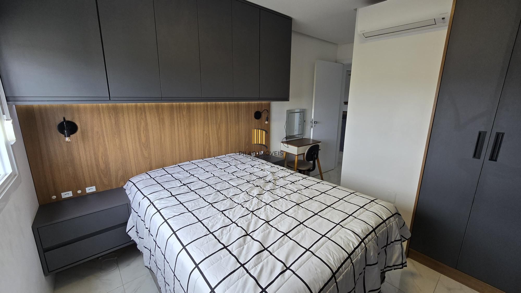 Apartamento semimobiliado com 2 dormitórios (1 suíte) em Gravataí