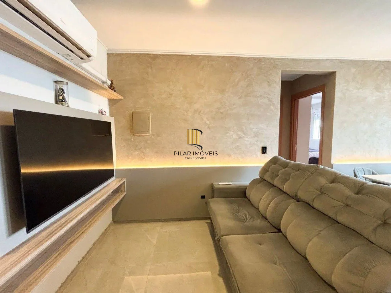 Apartamento de 2 dormitórios, elevador de 1 vaga de garagem em Canoas.
