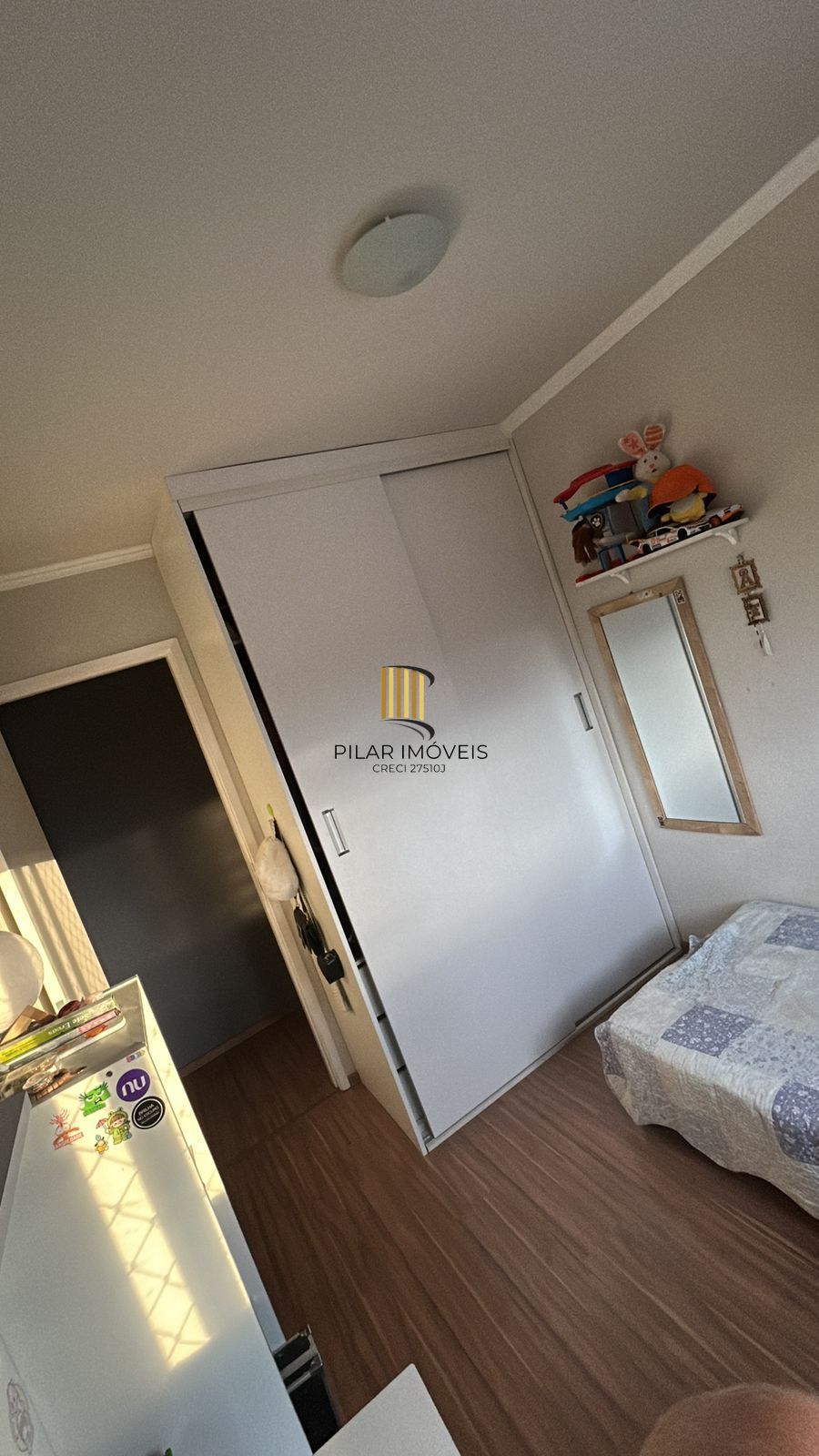 Apartamento mobiliado, 2 quartos, vaga e churrasqueira no bairro Jardim Itu