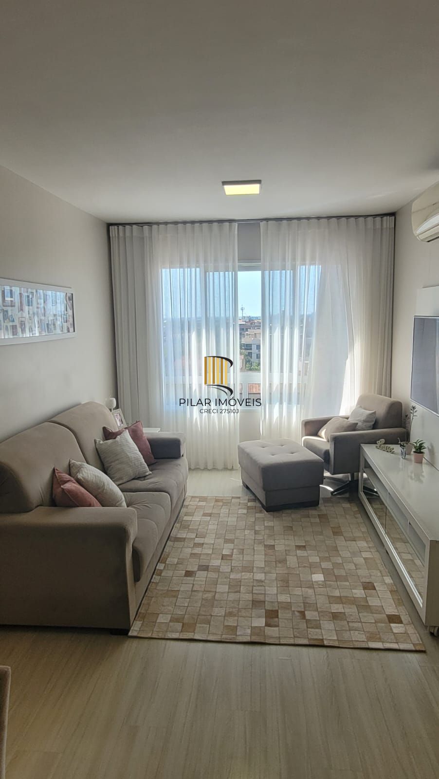 Apartamento mobiliado de 2 quartos, elevador e 1 vaga Jardim Lindóia