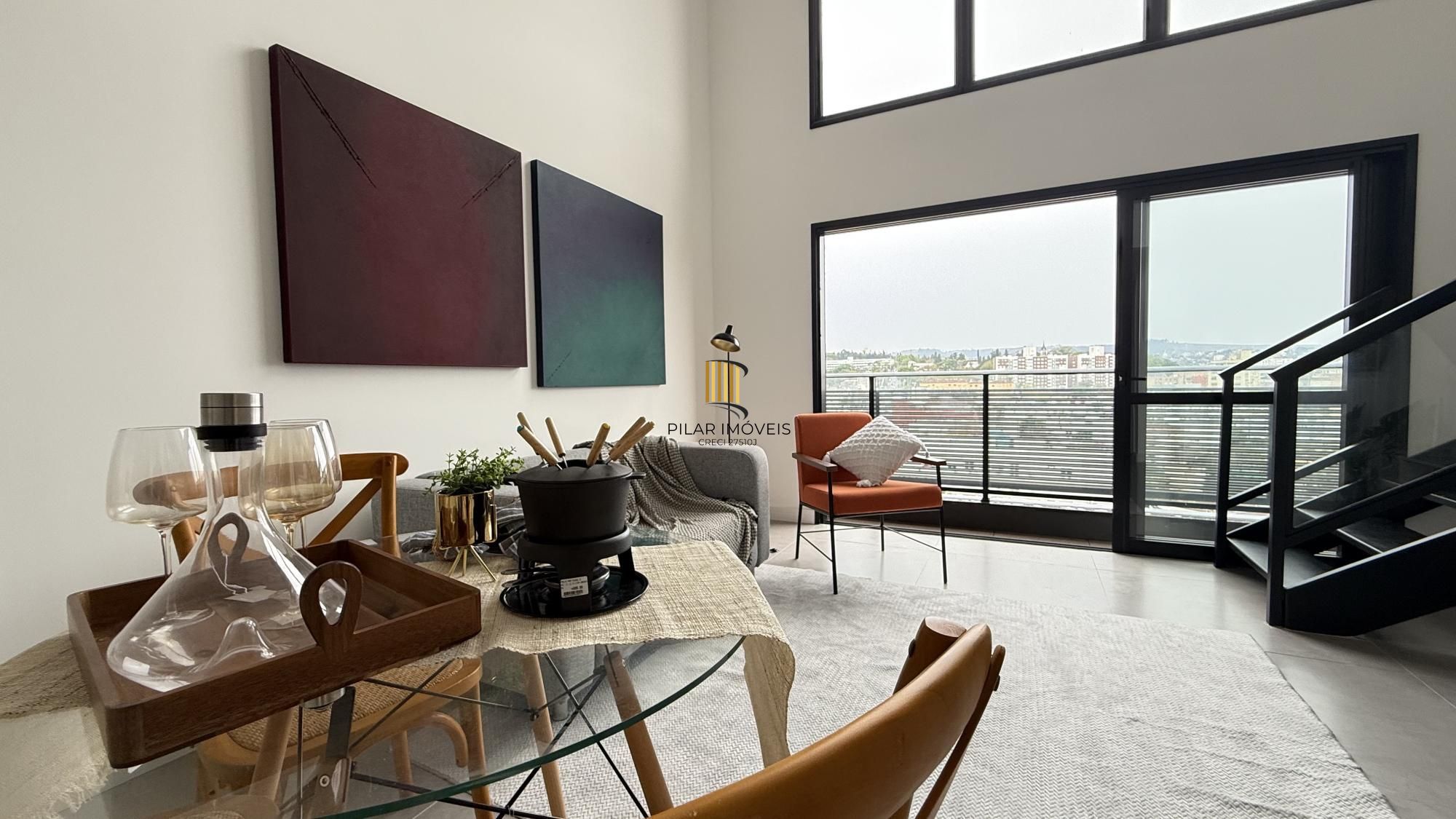 Apartamento duplex  em andar alto com 01 vaga de garagem escriturada - Pilar Imóveis