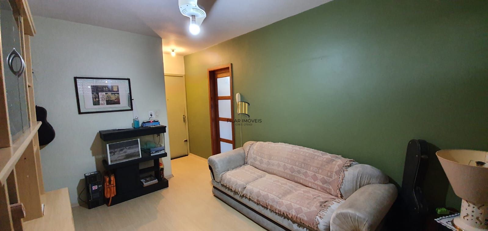 Apartamento com 02 dormitórios semi-mobiliado e um box de garagem - Pilar Imóveis