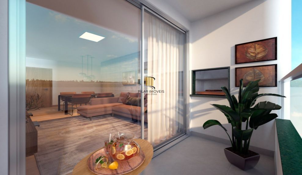 PORTO NOBRE vende apartamento de 2 dormitórios, sendo 1 suíte, com varanda