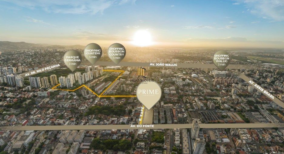 PORTO NOBRE vende ALTOS DO GERMÂNIA, apartamento de alto padrão com 3 dormitórios, sendo 1 suíte.