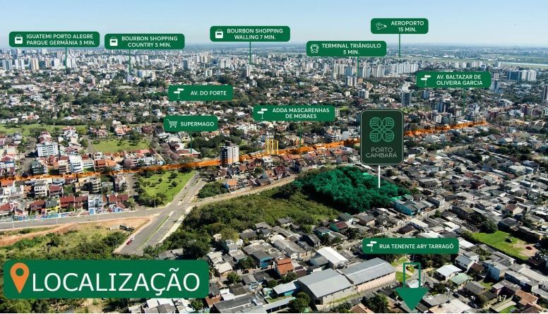 PORTO NOBRE vende apartamento no Jardim Planalto, com 2 dormitórios e varanda com churrasqueira