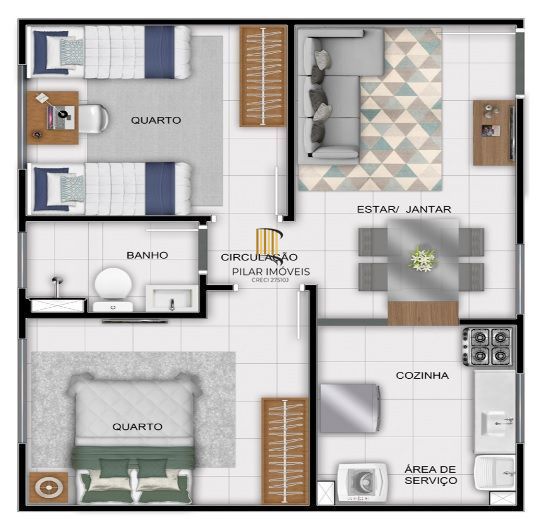 PORTO NOBRE vende apartamento PORTO LA PAZ, com 2 dormitório, na região da Protásio Alves.