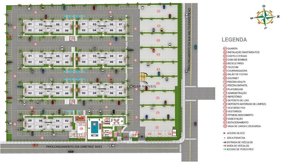 PORTO NOBRE vende apartamento PORTO BOA VISTA, na Zona Norte de POA