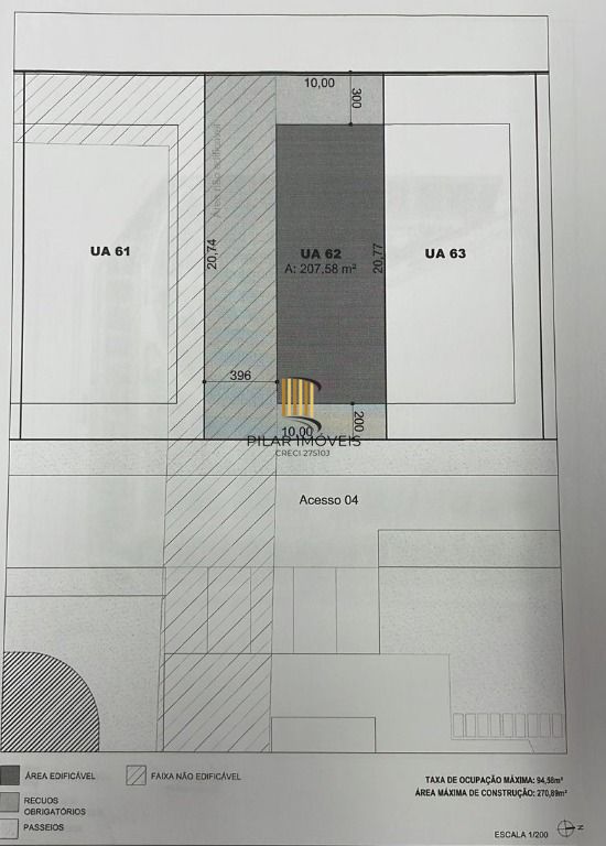 Terreno à venda, 207 m² por R$ 250.000 - Mário Quintana - Porto Alegre/RS - Pilar Imóveis