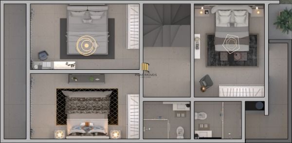 Casa Condominio em Porto Alegre, no bairro Campo Novo, com 3 dormitório(s), e 3 