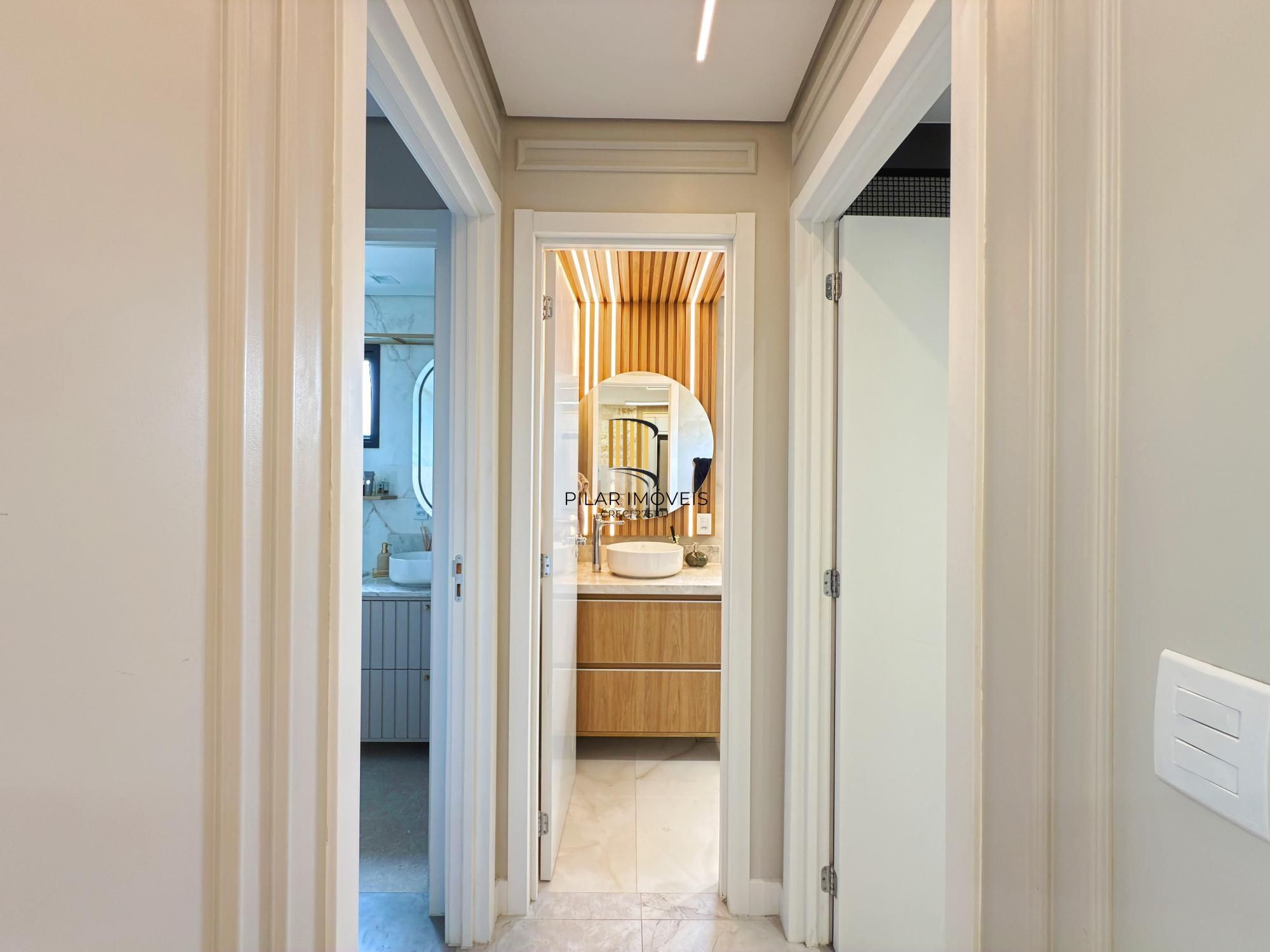 Apartamento novo semimobiliado no Cristal