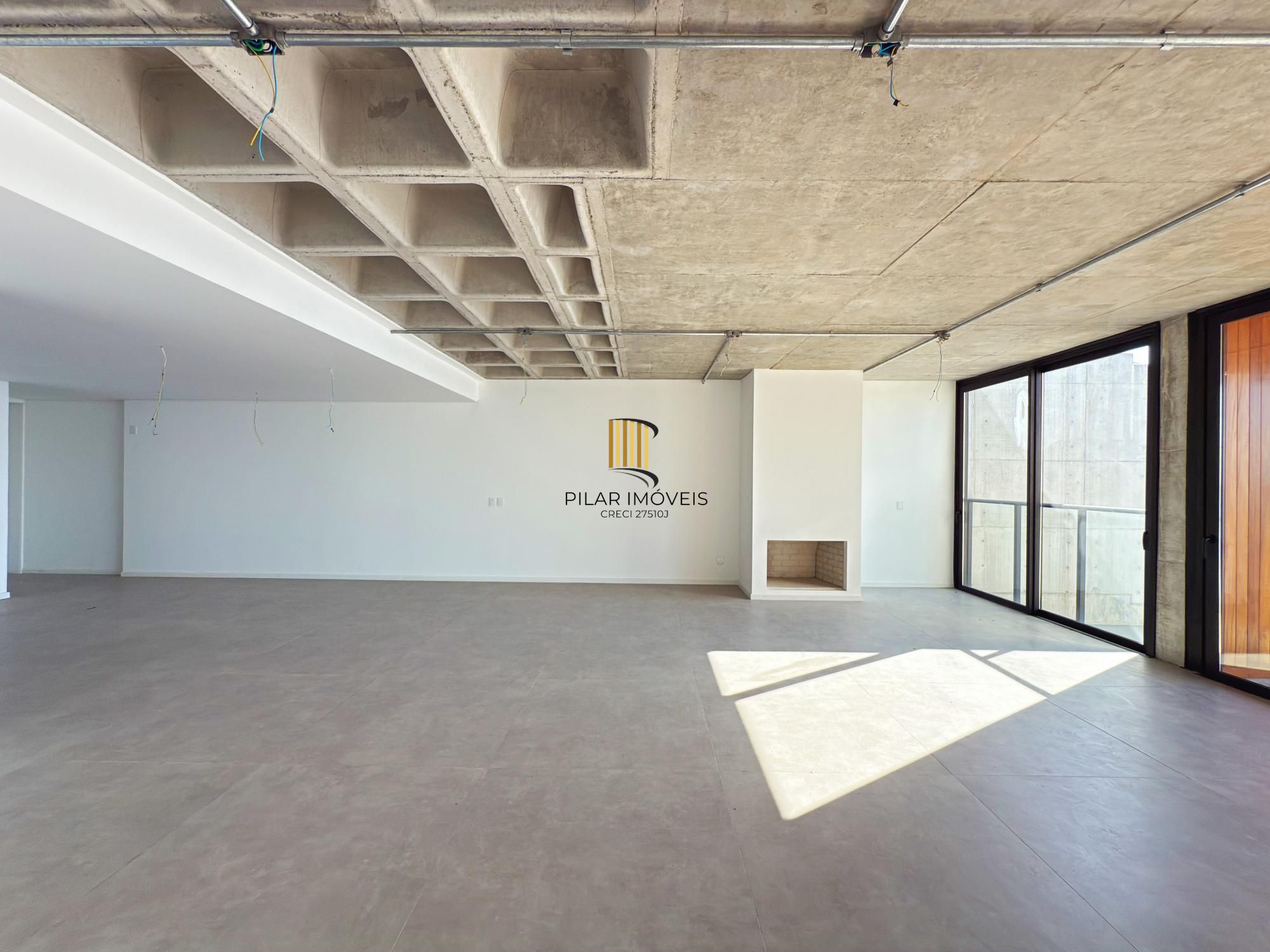 Belíssimo apartamento com 230,6m2, 3 suítes e 4 vagas de garagem. Projeto diferenciado e vista deslumbrante para o pôr do sol do Guaíba.