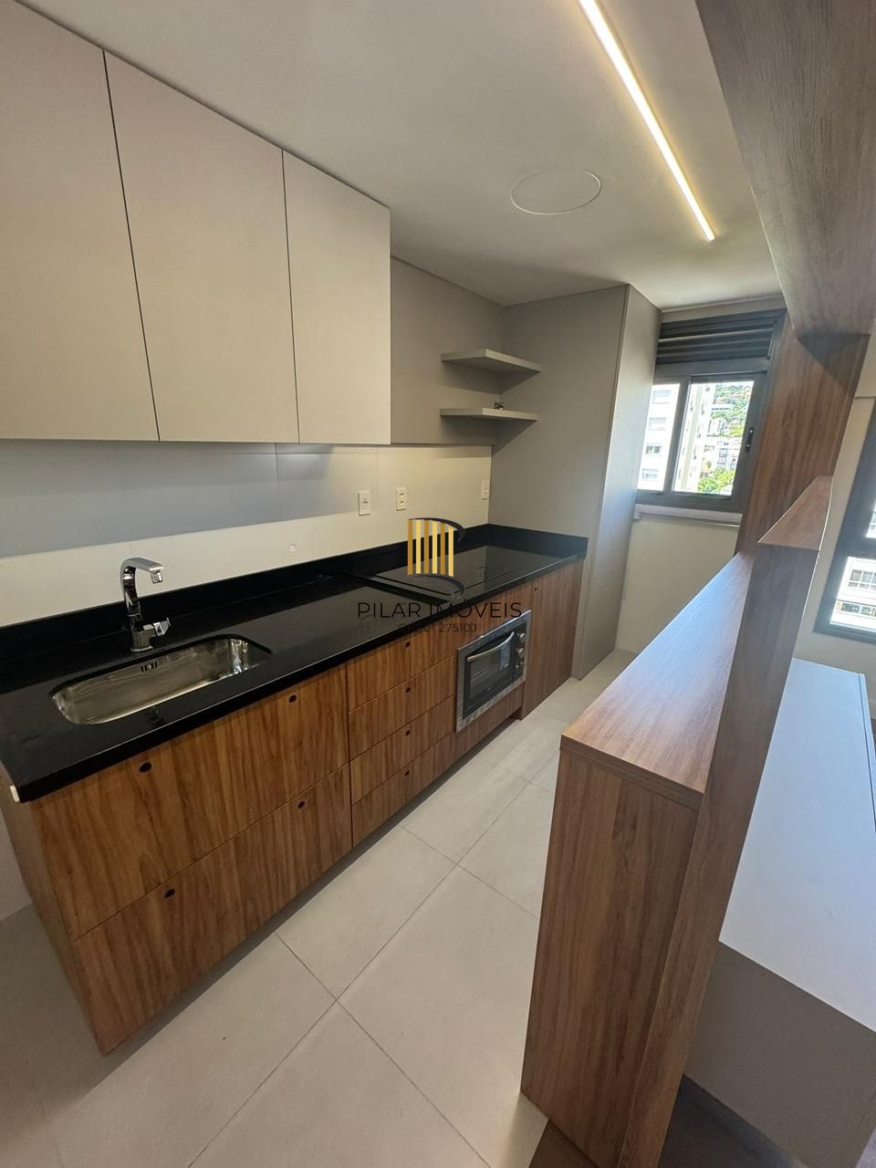 Impecável, studio com 40m²- semi mobiliado, churrasqueira, 1 vaga, MW Maiojama