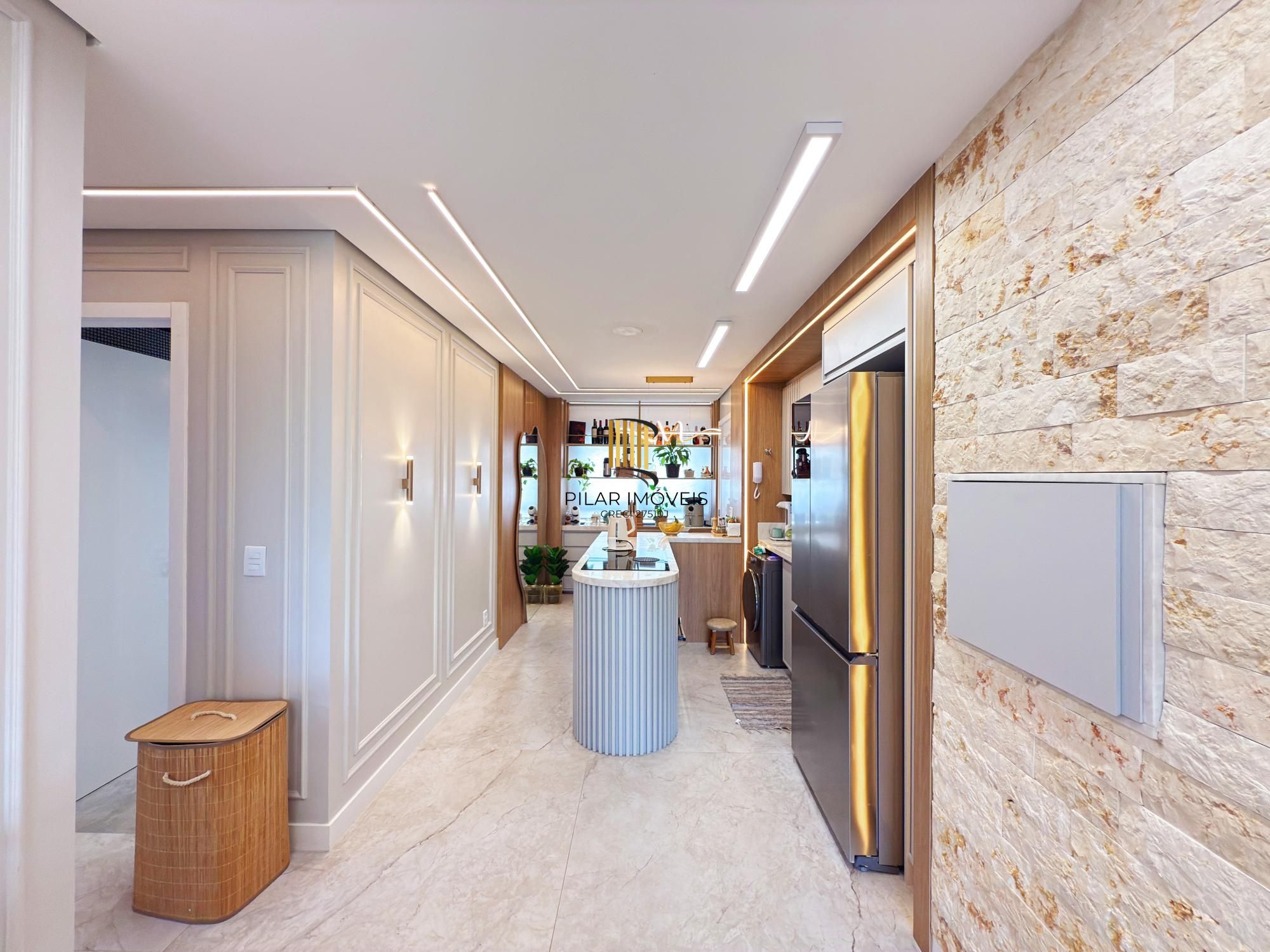 Apartamento novo semimobiliado no Cristal