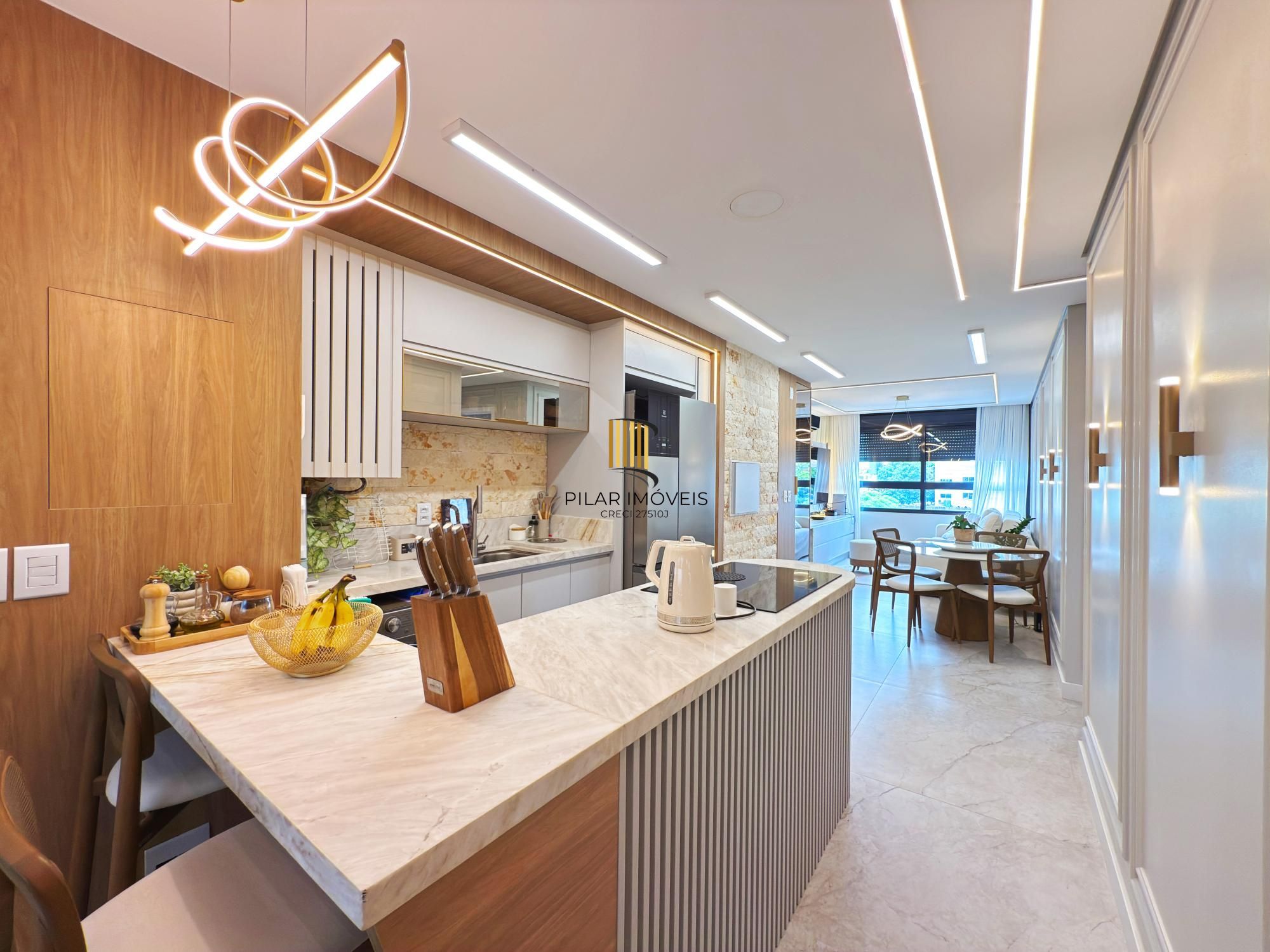 Apartamento novo semimobiliado no Cristal