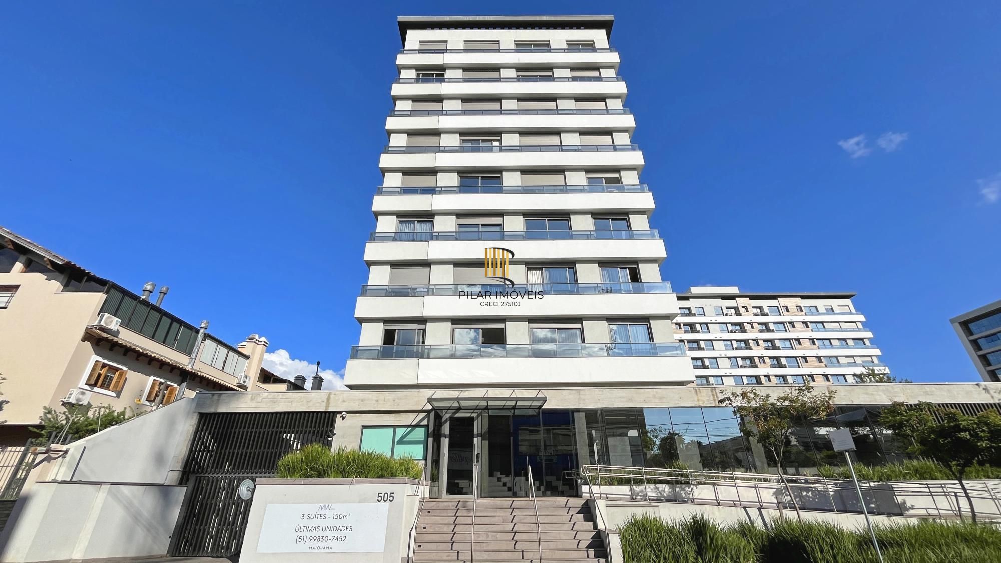 Apartamento NOVO, 100% mobiliado, com 149,84m² de área privativa, 3 suítes e 2 vagas de garagem.