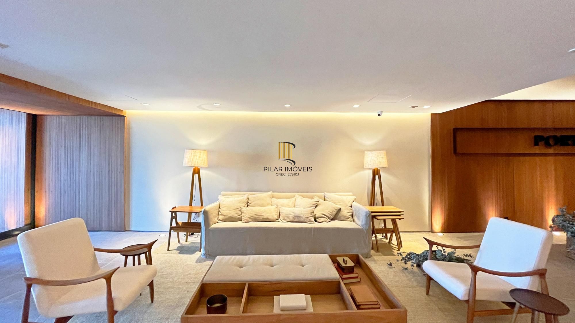 Belíssimo apartamento com 230,6m2, 3 suítes e 4 vagas de garagem. Projeto diferenciado e vista deslumbrante para o pôr do sol do Guaíba.