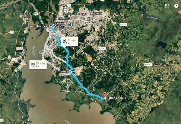 Terreno em Viamão, no bairro Itapuã, à venda.