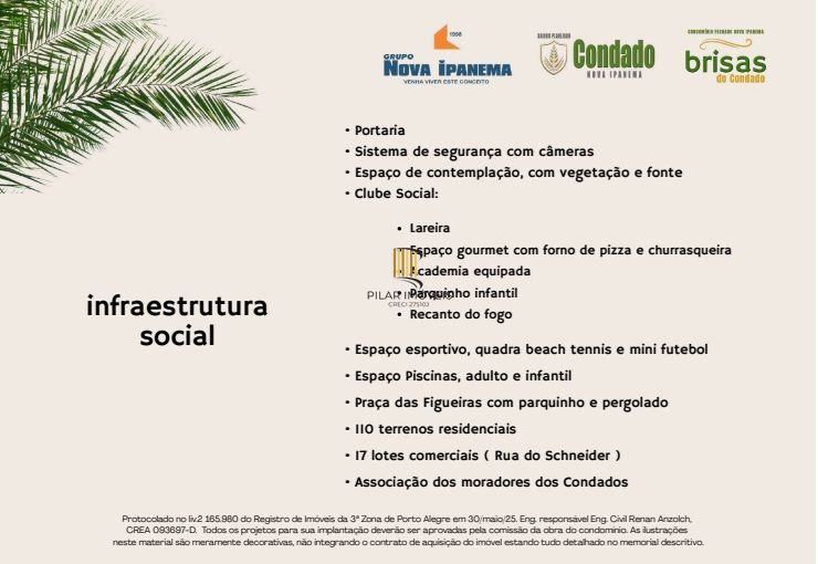 Brisas do Condado-Terrenos parcelados em até 90x direto- Bairro Hipica - Poa-RS