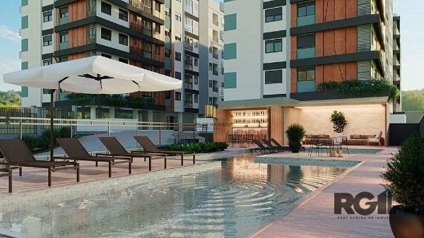 Apartamento em Porto Alegre, no bairro Cristal, com 2 dormitório(s), e 2 banheir