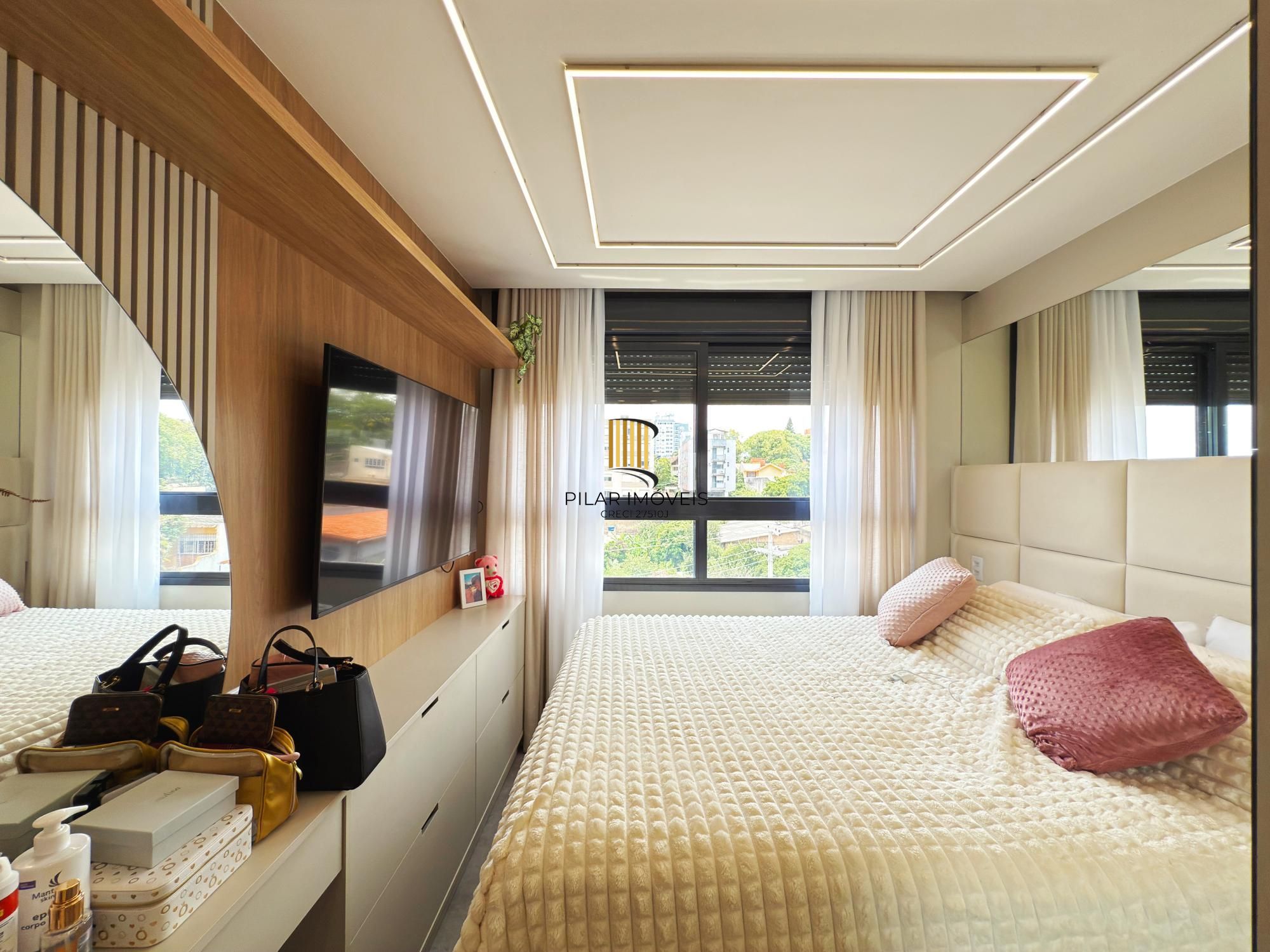 Apartamento novo semimobiliado no Cristal