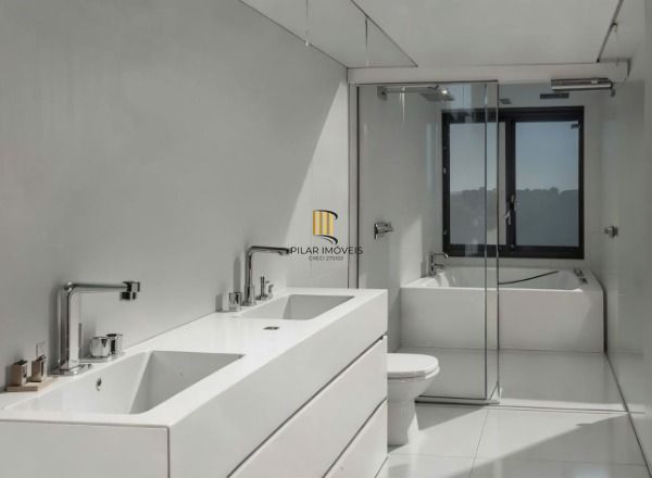 Casa em condomínio , nova , com fachada contemporânea , 3 suites , 2 vagas de ga