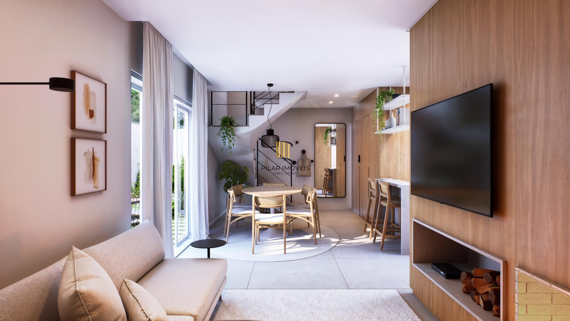 Condomínio com apenas 4 casas de 232 m² no bairro Tristeza