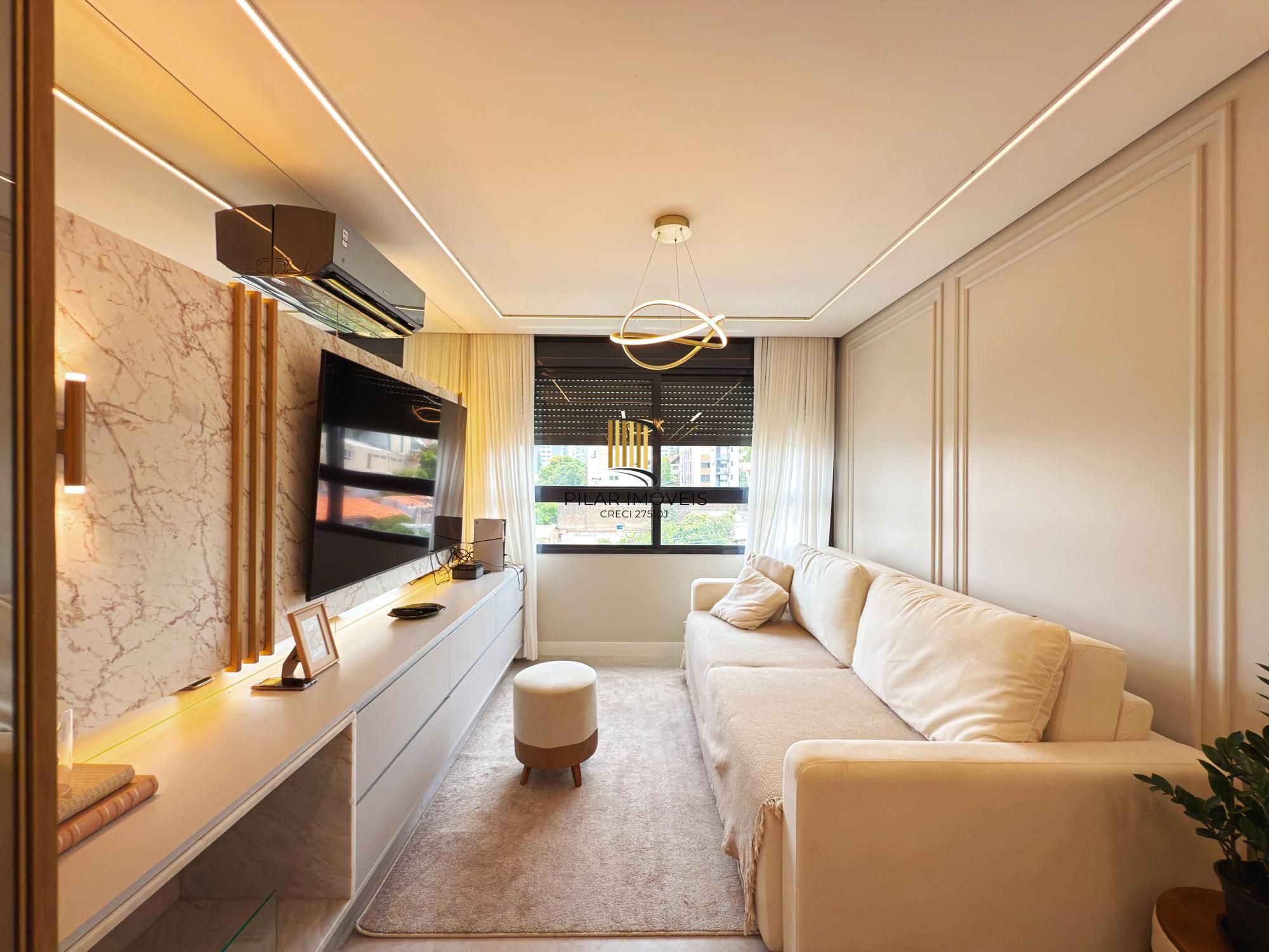 Apartamento novo semimobiliado no Cristal