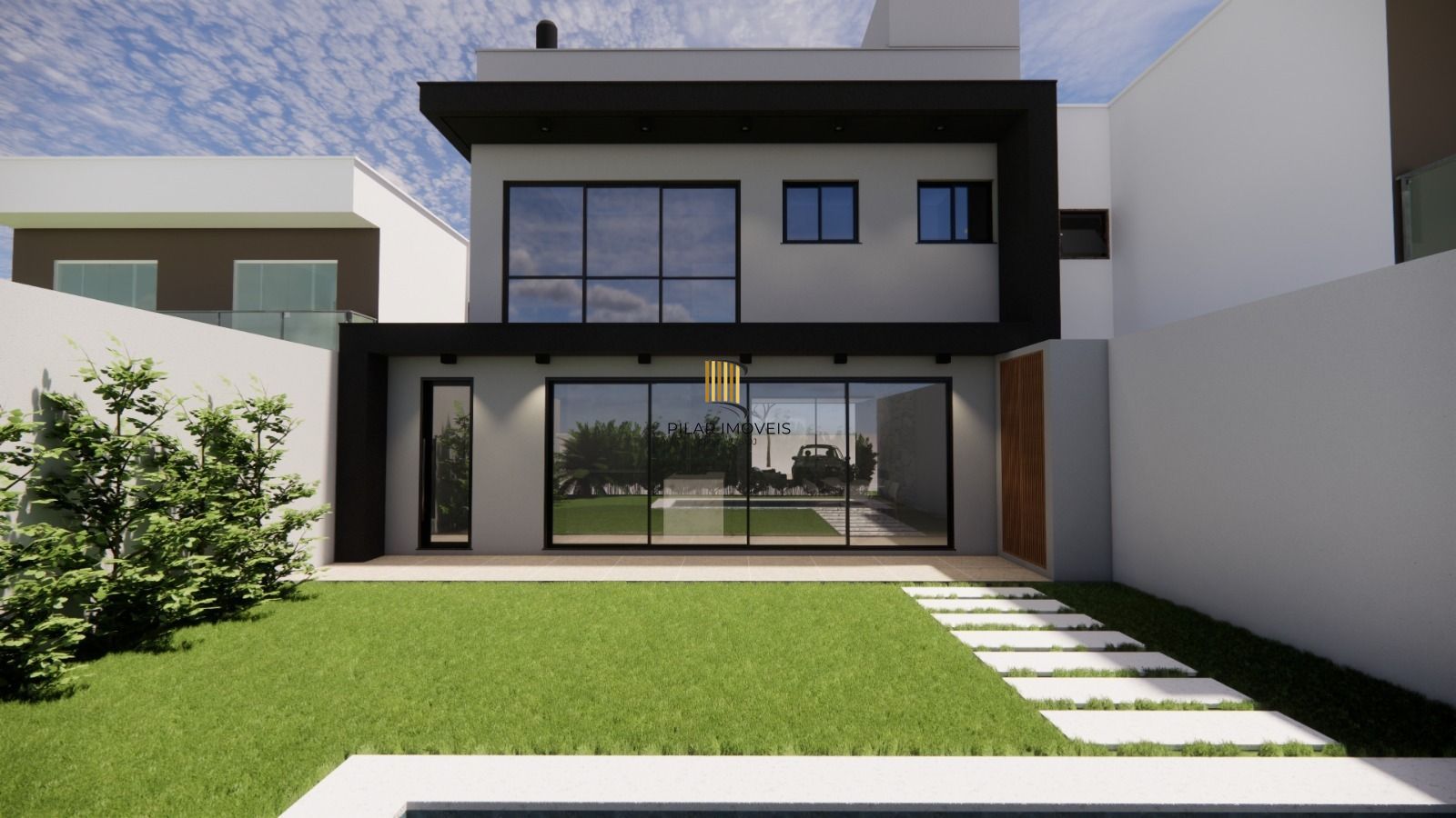 Excelente casa em condomínio com 3 suítes e 4 vagas, com 237,2m² de área privativa em terreno de 649,75m².