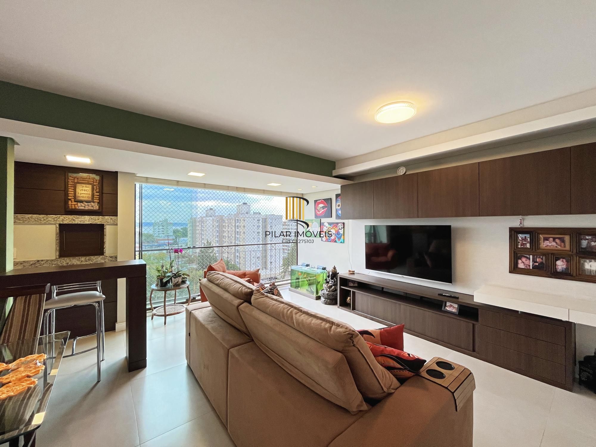 Apartamento 3 dormitórios, vista para o Guaíba,2 vagas, 88m²,no bairro Tristeza