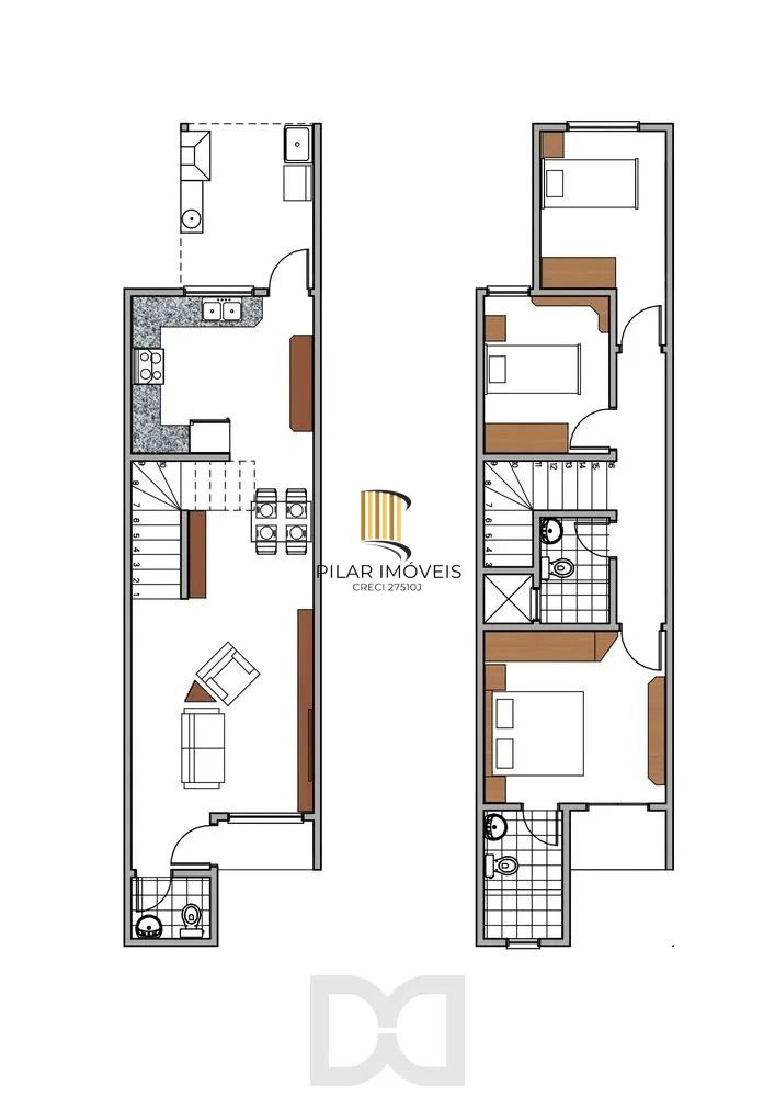 Ótimo terreno na Tristeza, com projeto aprovado para 3 casas em condomínio.