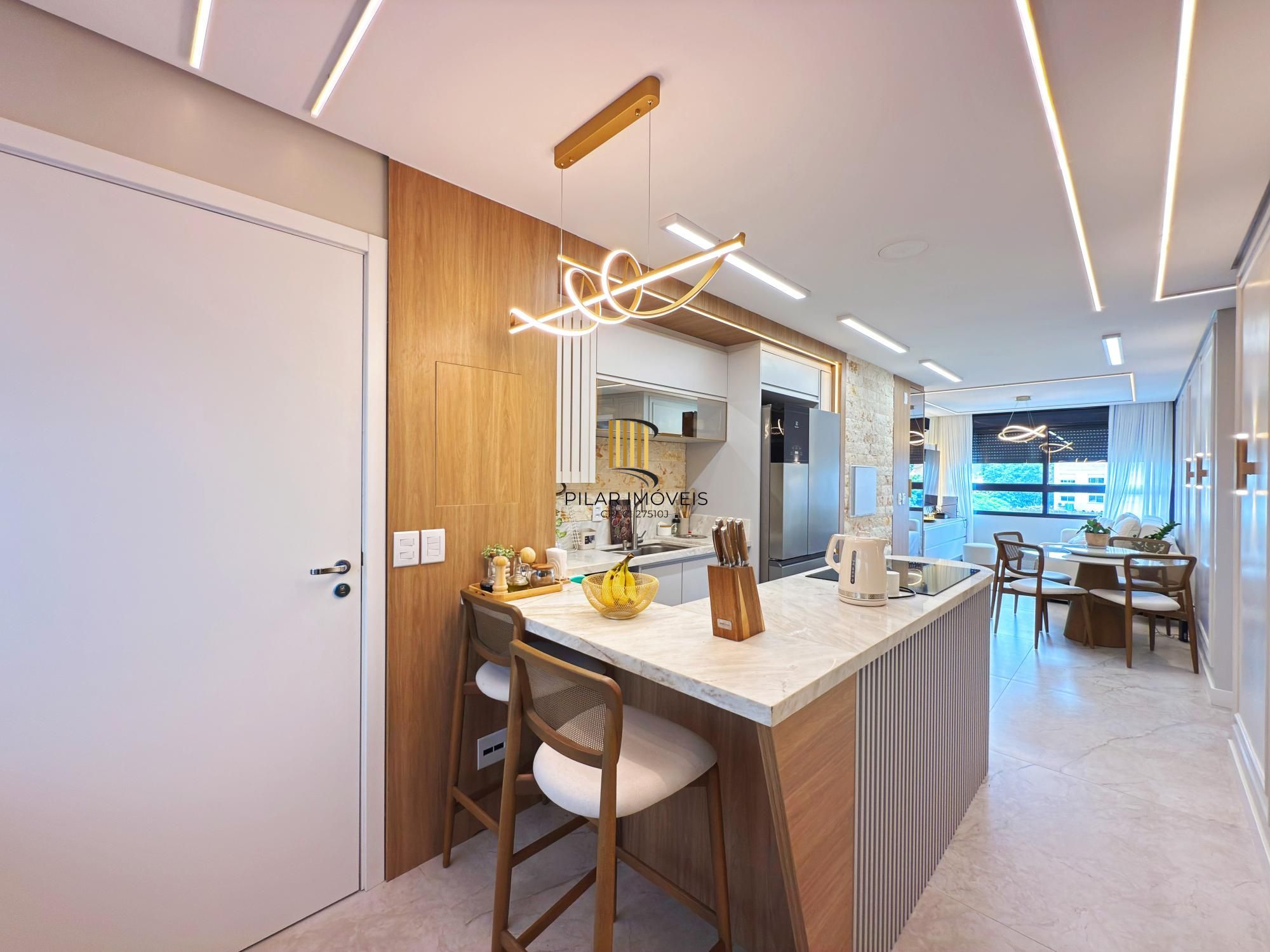 Apartamento novo semimobiliado no Cristal