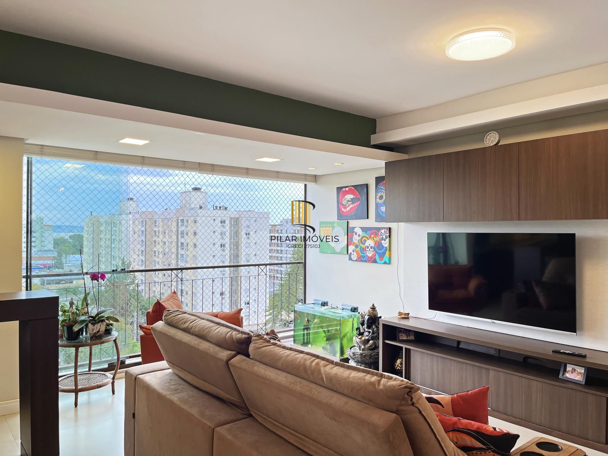 Apartamento 3 dormitórios, vista para o Guaíba,2 vagas, 88m²,no bairro Tristeza