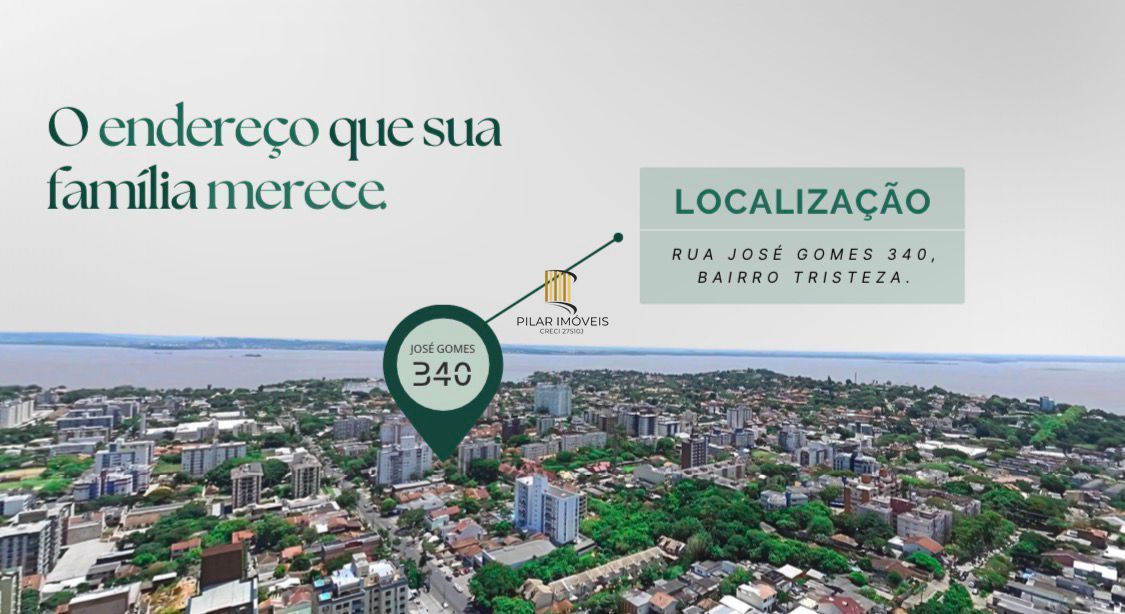Jose gomes 340-Apartamentos de 96 até 171m²-2ou3 suítes-2 vagas-bairro Tristeza
